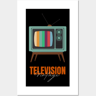 Vintage television Posters and Art